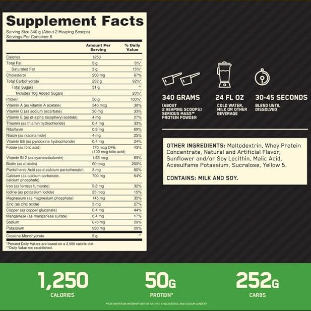 Optimum Nutrition Serious Mass