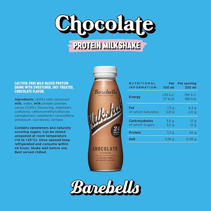 Barebells Protein Milkshake Box (8 Bottles)