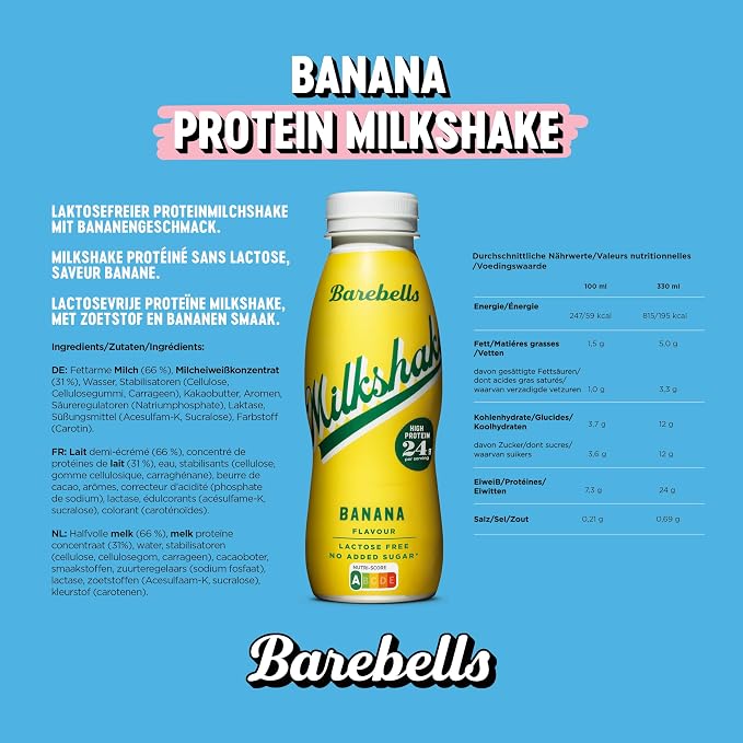 Barebells Protein Milkshake Box (8 Bottles)