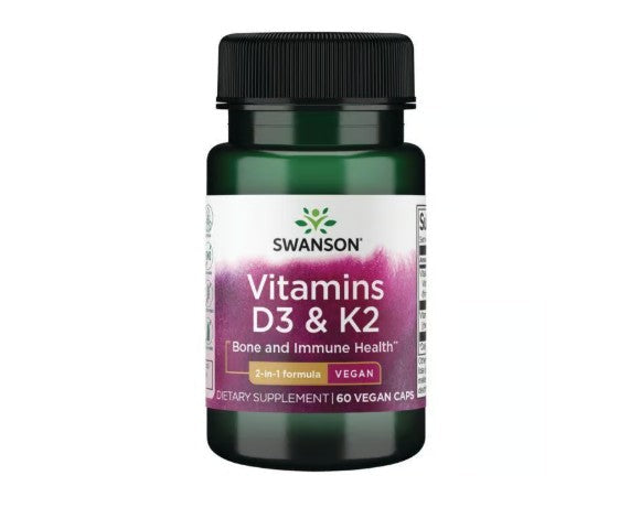 Swanson Vitamins D3 & K2
