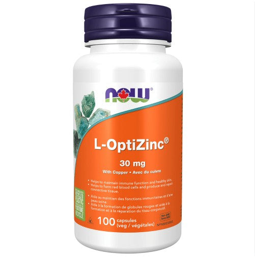 Now L-OptiZinc® 30 mg