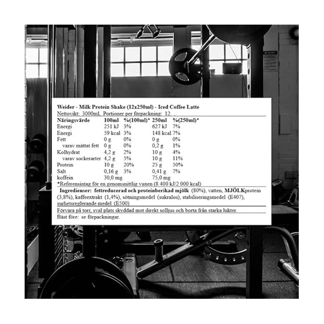 WEIDER Milk Protein Coffee Shake